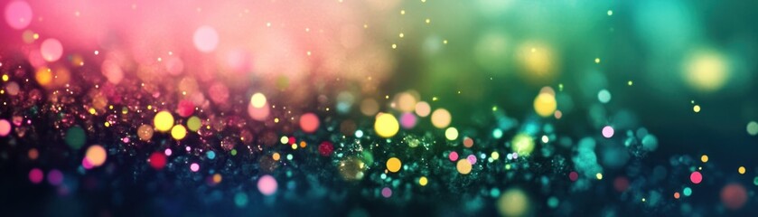 Aufkleber - Abstract colorful background showcasing vibrant bokeh lights and gradients
