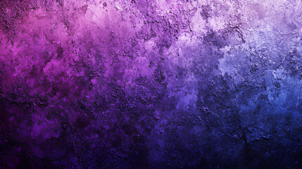 Poster - Purple to blue gradient abstract background with grainy texture 