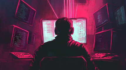 Poster - ransomware malware cyber attack