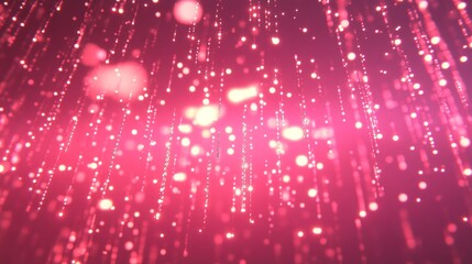 Aufkleber - Abstract background featuring shimmering light trails against a magenta backdrop