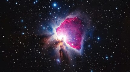 Poster - The orion nebula captured in vivid colors and detail