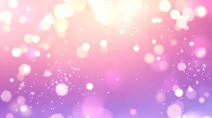 Abstract background shows blurred lights and bokeh effect pattern