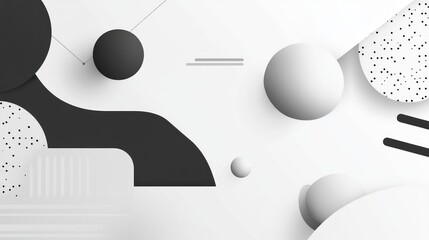 Poster - Abstract background showcasing geometric shapes and minimalist color scheme
