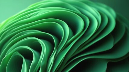 Poster - Abstract composition in shades of green showcasing modern design and vibrant colors