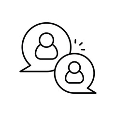 Communication vector icon 
