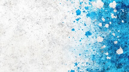 Aufkleber - Abstract Blue Splash on Grunge White Background for Artistic and Creative Projects