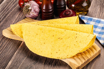 Wall Mural - Mexican tortilla for burrito wrap