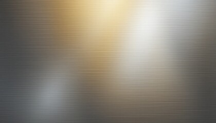 Poster - Abstract brushed metal texture with subtle gradient of silver and gold tones