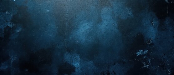 Poster - Dark abstract textured surface with shades of blue and black