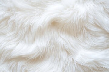 Poster - Plush white faux fur provides a cozy and elegant backdrop, illuminated softly to enhance its wavy textures, creating an airy, dreamlike feel perfect for various settings