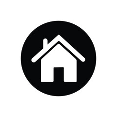 Poster - Web home icon for apps and websites. Home icon, vector, house icon, House symbol. Vector illustration.