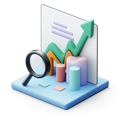 Poster - 3D Business Growth Analysis
