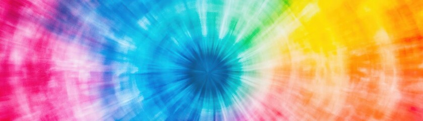 Poster - Vibrant and colorful tie dye background with swirling patterns and bright hues for creative projects