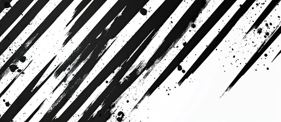 Poster - Abstract Diagonal Brush Strokes (2)