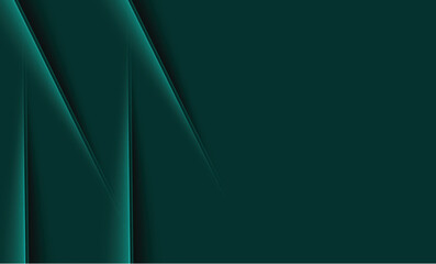 Wall Mural - green abstract geometric background. minimal design. vector eps10