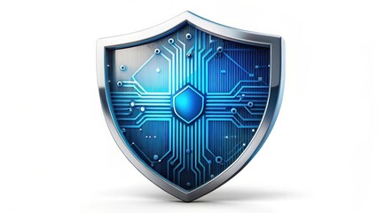 Poster - Digital Shield, Cyber Security Icon