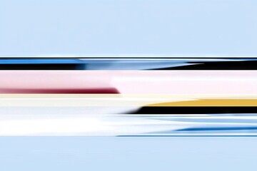 Poster - a creative design featuring a striped line graphic illustration as the background