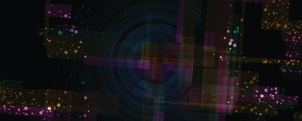 Poster - Artificial intelligence abstract human face