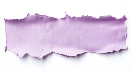 Poster - Pastel purple ripped paper reveals soft, textured edges that inspire imaginative projects. Its gentle hue invites creativity and can serve as a beautiful backdrop for various art forms