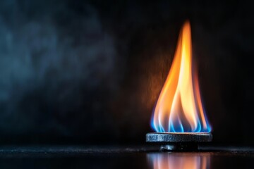 Poster - Motion blur with a defocused sound barrier light effect on a dark background