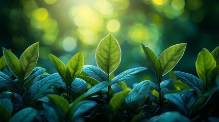 Poster - background with green lawn and trees, incorporating copy space for added text. nature concept. stock