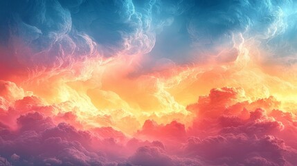 Poster - Abstract blur with a soft gradient and a dreamy background