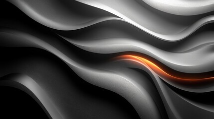Poster - display object with modern design on a blank black background