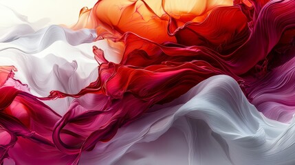 Poster - Craft three abstract wall art panels with flowing red textures, ensuring they are vibrant and dynamic for a visually stimulating and cohesive art piece