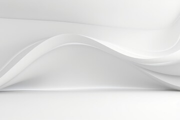 Wall Mural - Free abstract white background minimal futuristic architectural space wallpaper