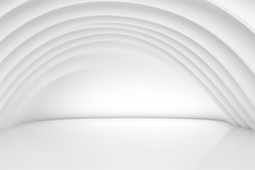 Wall Mural - Free abstract white background minimal futuristic architectural space wallpaper