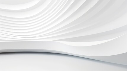 Wall Mural - Free abstract white background minimal futuristic architectural space wallpaper