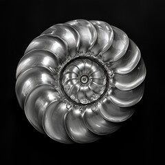 Poster - Abstract figure in 3d render. Structure featuring repeated elements with a rough finish