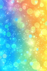 Poster - A blurred light effect over a spring-themed natural backdrop