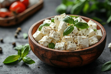 Poster - Feta Cheese Isolated