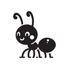 The Cute Ant Silhouette