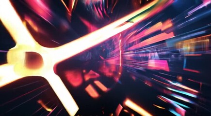 Poster - Abstract Through Conceptual Time Machine Background