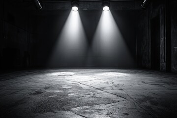 Poster - Infinite Background and Clean Photographer Studio Ensure a Perfect Spotlight for Product Showcase