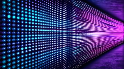 Fototapete - A digital background with rounded, colored lines, perfect for information flow and big data visualization via 3D rendering