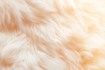 Poster - The composition features a gentle blur of fur, with a diffused warm glow illuminating the texture. This creates an elegant atmosphere full of warmth and visual depth, perfect for soothing aesthetics