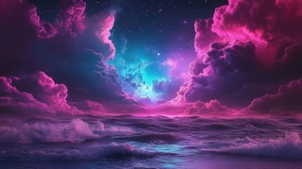 Fototapete - Feature-rich digital background with rounded colored lines, illustrating an information flow space and big data visualization through 3D rendering