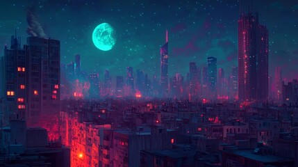 Poster - 3d environment filled with graceful and soothing elements