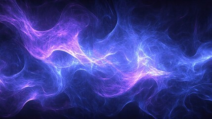 Poster - Abstract electric plasma design with a magical and ethereal feel