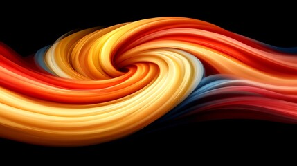 Wall Mural - Abstract swirling vibrant colors forming a dynamic vortex