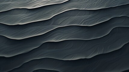 Poster - Abstract dark background with wavy lines.