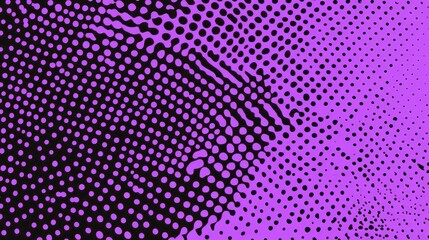 Poster - purple halftone gradient background. violet dotted comic style texture. abstract pop art cartoon bac