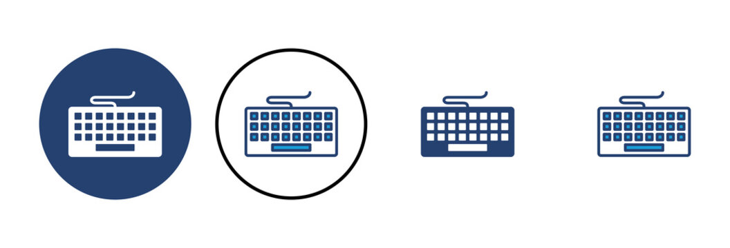 Keyboard icon vector. keyboard vector symbol