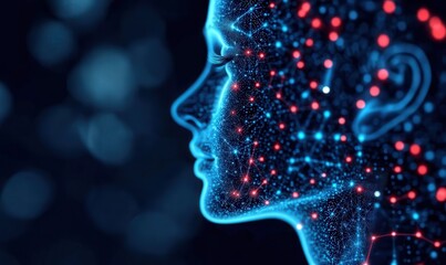 Poster - Innovative ai-driven healthcare solutions global digital art virtual environment futuristic personalized medicine