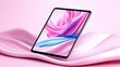 © ciliraniwe - Pink Pastel Tablet Display With Abstract Design
