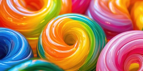 Poster - Close-up of colorful candies