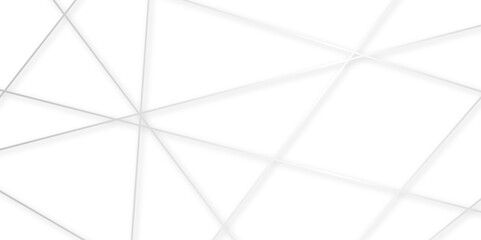Poster - Abstract white, gray line luxury background template. geometric pattern squares and triangle shape. geometric random chaotic lines background. colorful outline monochrome texture vector illustration.
